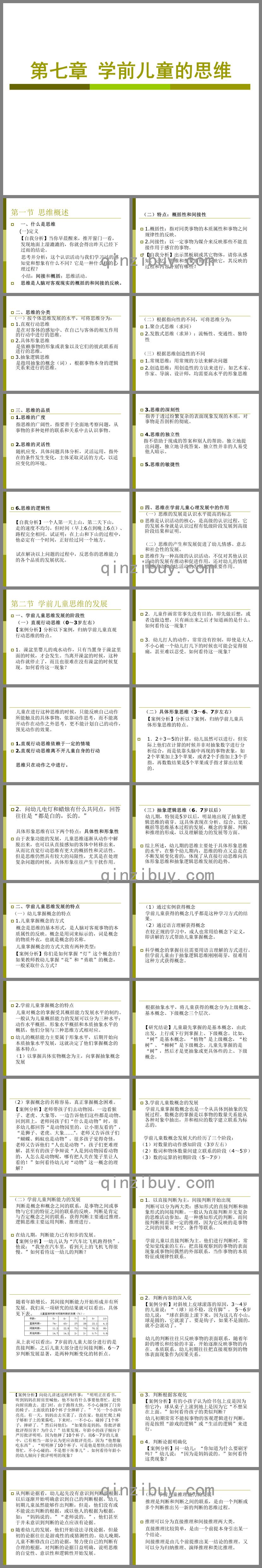 幼儿的思维方式PPT课件