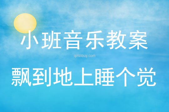 小班音乐活动飘到地上睡个觉教案反思