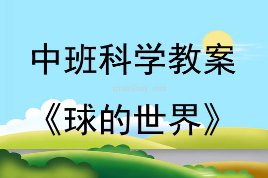 中班科学活动球的世界教案反思