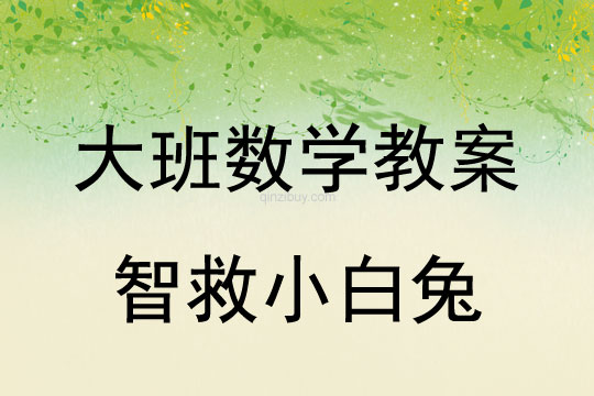 大班数学游戏:智救小白兔大班数学游戏:智救小白兔