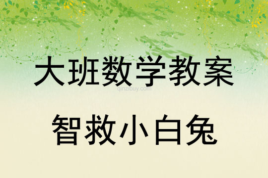 大班数学游戏：智救小白兔大班数学游戏：智救小白兔