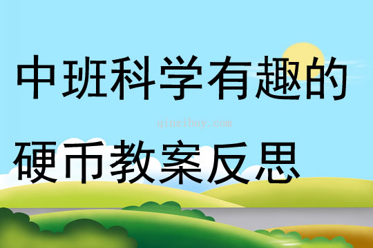 中班科学公开课有趣的硬币教案反思