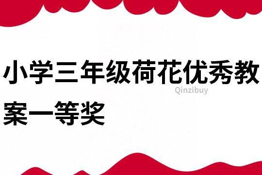 小学三年级荷花优秀教案一等奖