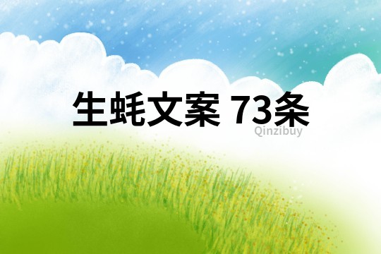 生蚝文案	73条