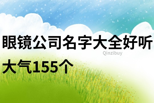 眼镜公司名字大全好听大气155个