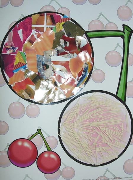 幼儿园大班美术教案:用面条作画