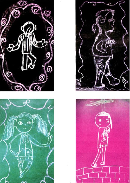 幼儿园大班画画教案设计:安静的你、我、他