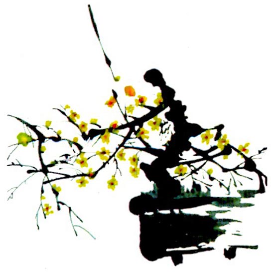 幼儿园大班画画教案设计:梅花