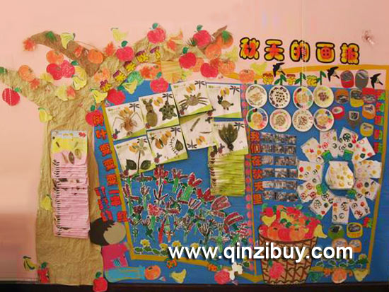 幼儿园秋天环境布置:秋天的画报2