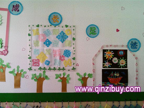 幼儿园主题墙布置:成长足迹