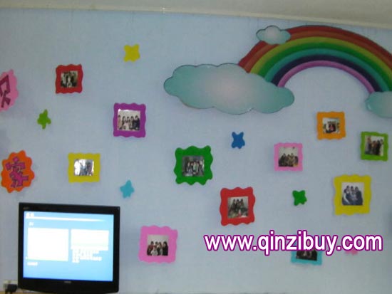 幼儿园主题墙布置:照片墙6