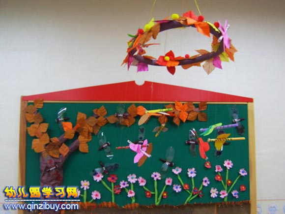 美丽花环│幼儿园吊饰布置