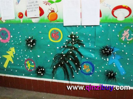 幼儿故事墙|漂亮的幼儿园春天主题墙设计:春天