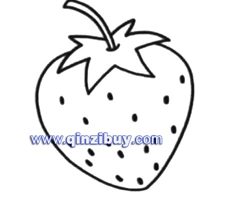 水果简笔画:草莓6-幼儿园教案网