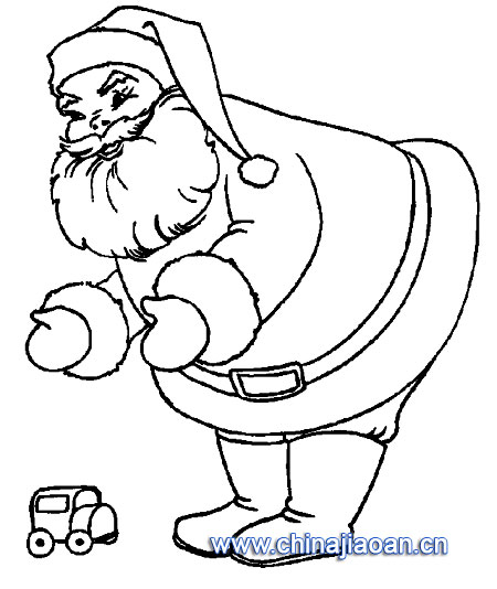 圣诞老人简笔画52