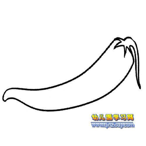 简笔画:辣椒5-幼儿园教案网