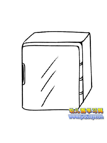 迷你小冰箱简笔画
