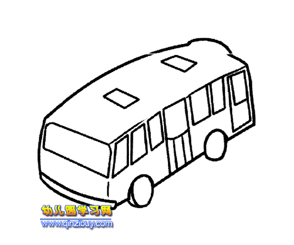 简笔画:一辆公交车5