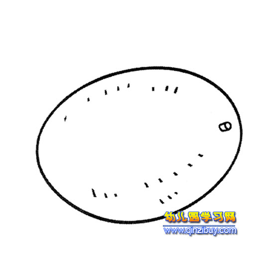 好吃的哈密瓜【简笔画】3-幼儿园教案网