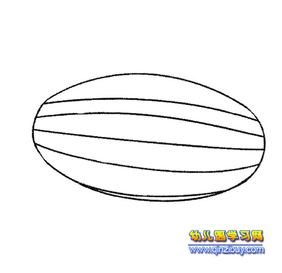 好吃的哈密瓜【简笔画】4-幼儿园教案网