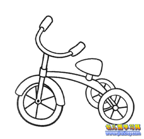 儿童三轮车(简笔画)