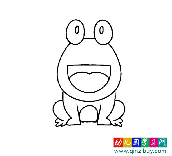 青蛙的图片简笔画_青蛙简笔画彩色_青蛙简笔画图片教程