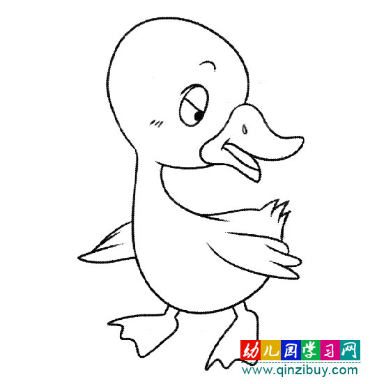 >> 正文    编辑:小画师                简笔画图片:扁嘴巴小鸭子
