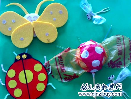 幼儿园环保手工教案:各种昆虫-幼儿园教案网