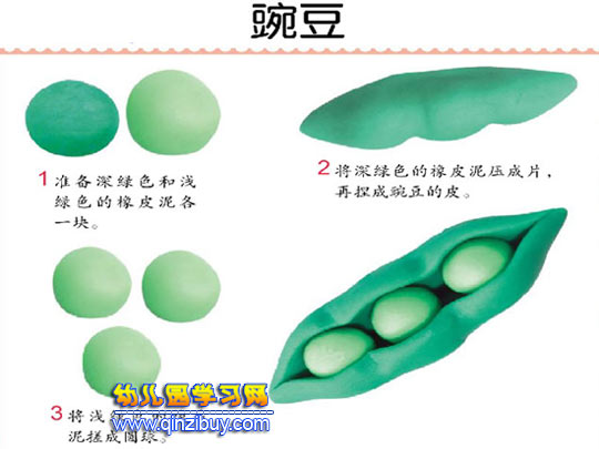 豌豆的橡皮泥海蜇水母吃做法图片
