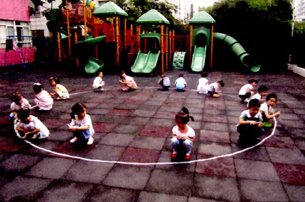 幼儿园小班画画教案设计:鸡宝宝家的篱笆墙