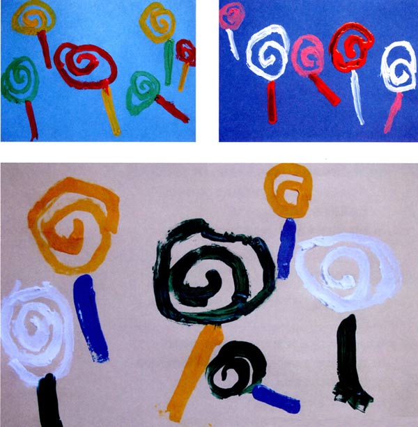 幼儿园小班画画教案设计:好吃的棒棒糖