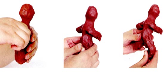 幼儿园中班美术教案陶艺活动:调皮的我